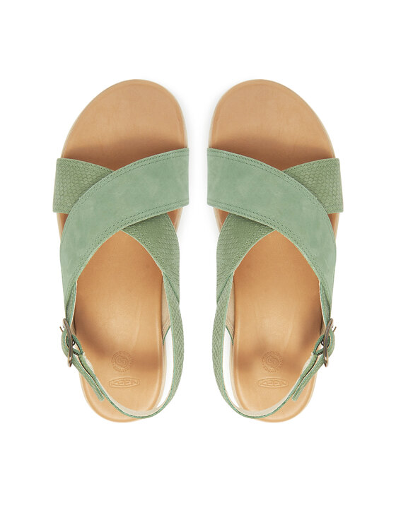 Keen Keen Sandály Elle Luxe Cross Strap 1030525 Zelená