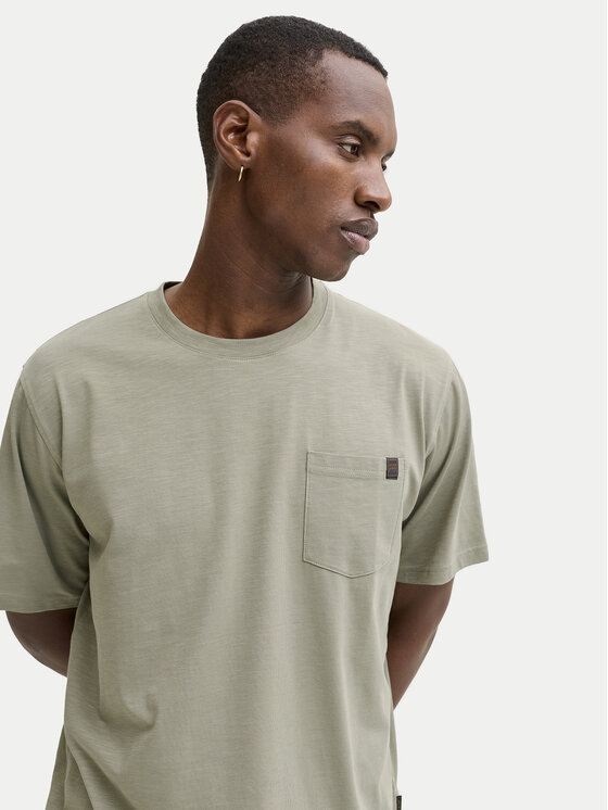 Jack & Jones Jack & Jones T-Shirt Dover 12288897 Zielony Relaxed Fit