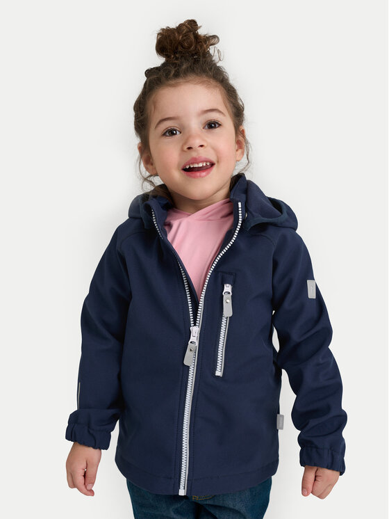 Trollkids Giacca Bambino Aurlandsfjord 110 – Pile Sherpa Caldo Con Tasche – Blu Scuro