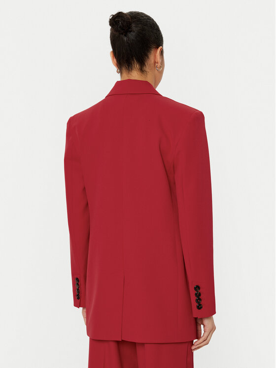 MAX&Co. MAX&Co. Marynarka 2516041011200 Czerwony Regular Fit