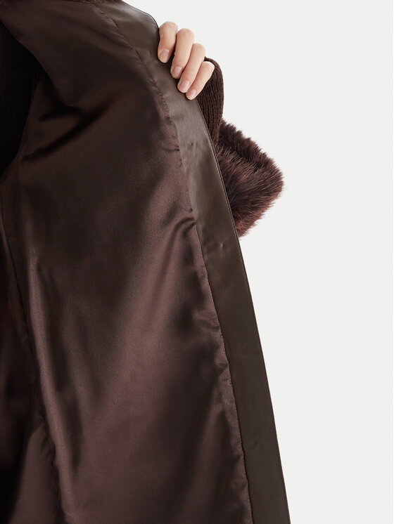 Patrizia Pepe Patrizia Pepe Kožešina 2O0175 E077 B857 Hnědá Regular Fit