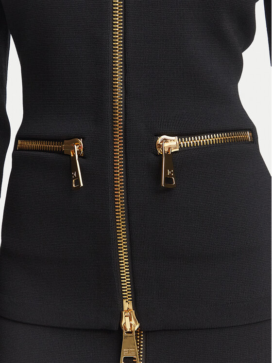 Elisabetta Franchi Elisabetta Franchi Giacca da abito MK-68B-66E2-V590 Nero Slim Fit