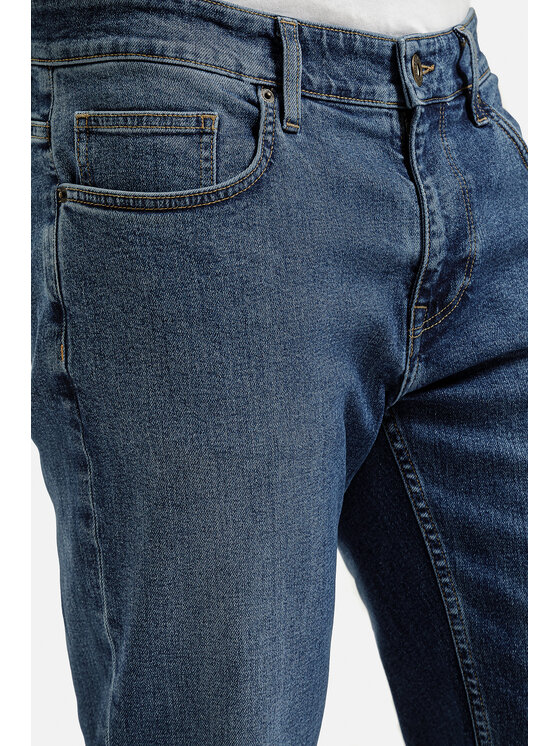 Cross Jeans Cross Jeans Jeansy F 194-714 Niebieski Straight Leg