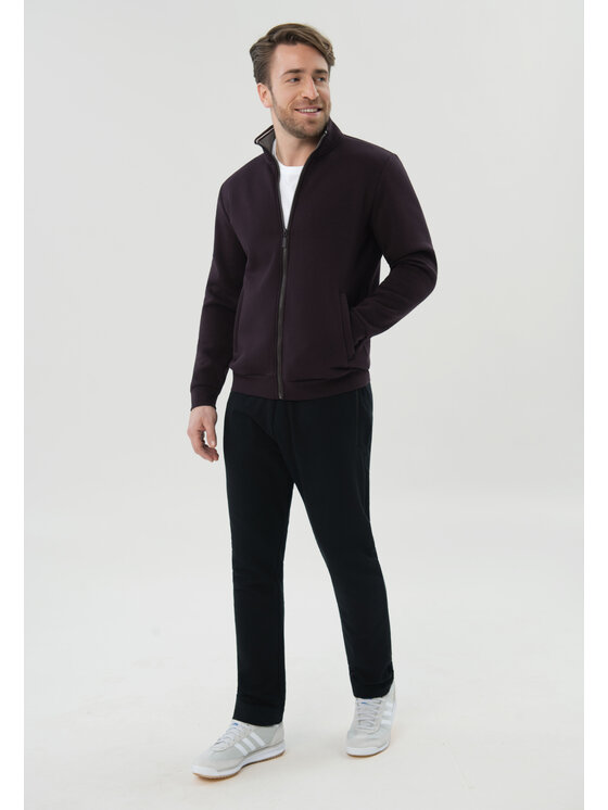 Volcano Volcano Bluza B-LAND Fioletowy Regular Fit