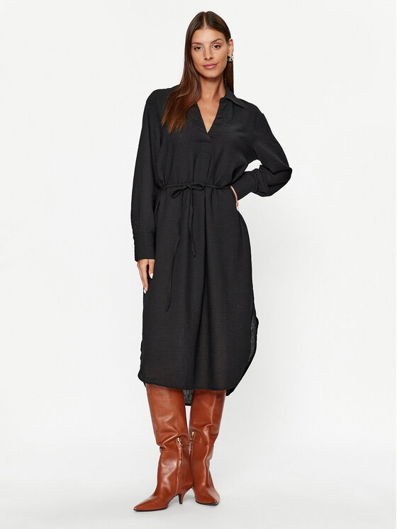 Vero Moda Vero Moda Vsakodnevna obleka Chris 10292485 Črna Regular Fit