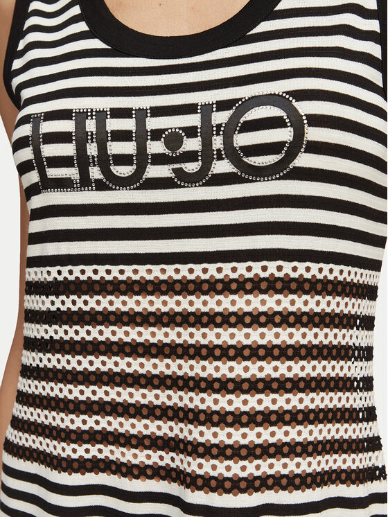 Liu Jo Beachwear Liu Jo Beachwear Sukienka letnia VA6198 J3908 Czarny Slim Fit