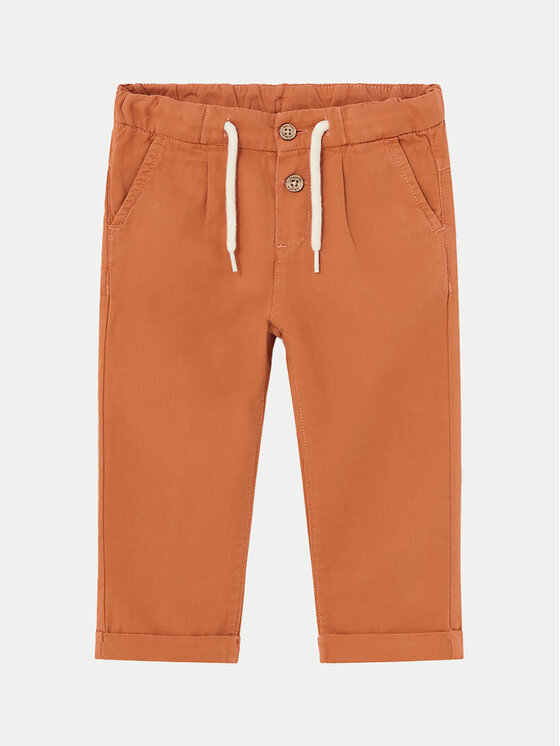 Mayoral Chino nohavice 01541 Oranžová Slim Fit