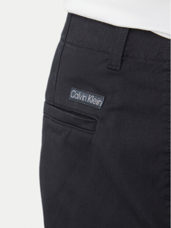 Calvin Klein Jeans Calvin Klein Jeans Pantaloni chino 90's LV04RF619G Negru Straight Fit
