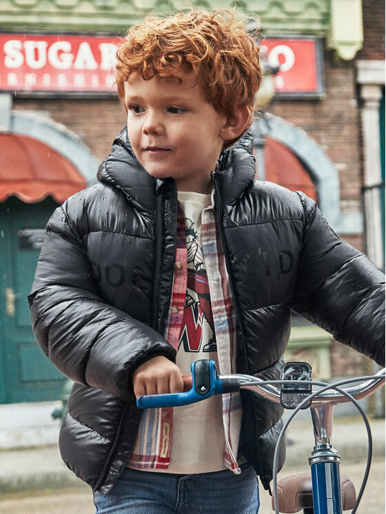 Mayoral Mayoral Зимно яке 4470 Черен Regular Fit