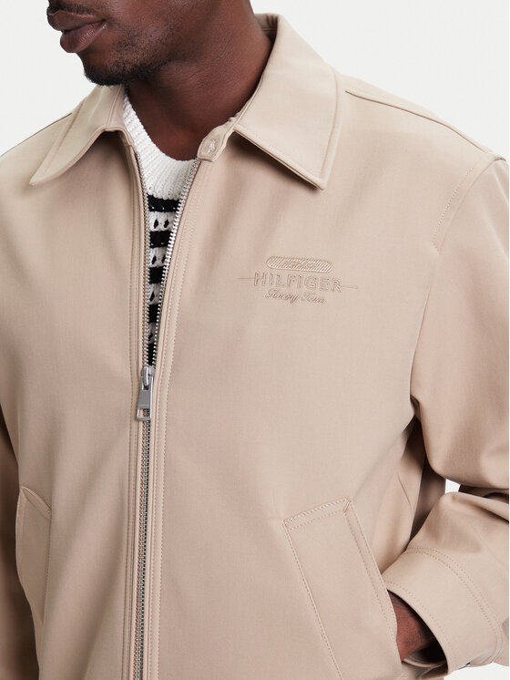 Tommy Hilfiger Tommy Hilfiger Kevad-sügis jope F1 Movie Mechanics MW0MW41370 Beež Regular Fit