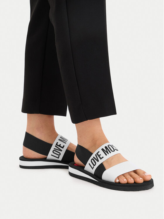 LOVE MOSCHINO LOVE MOSCHINO Sandále JA16033G0MJN410A Biela