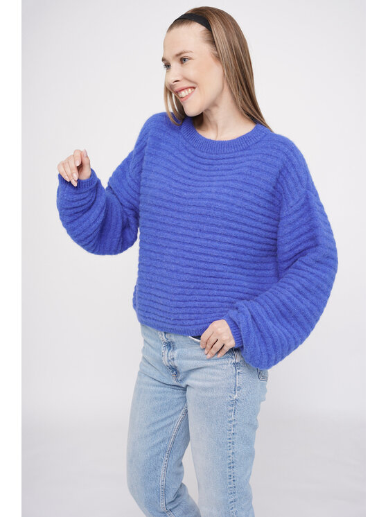 lemoniade lemoniade Sweter Ls494Z royal Niebieski Oversize