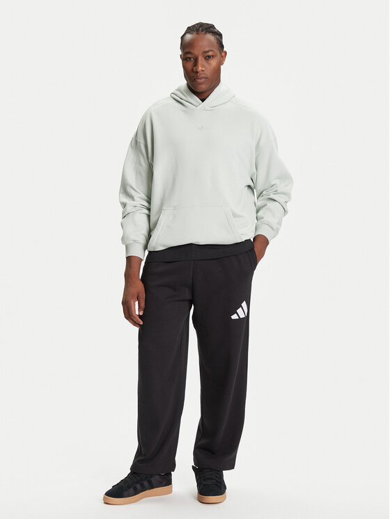 adidas adidas Bluza Premium Essentials JW1035 Zielony Loose Fit