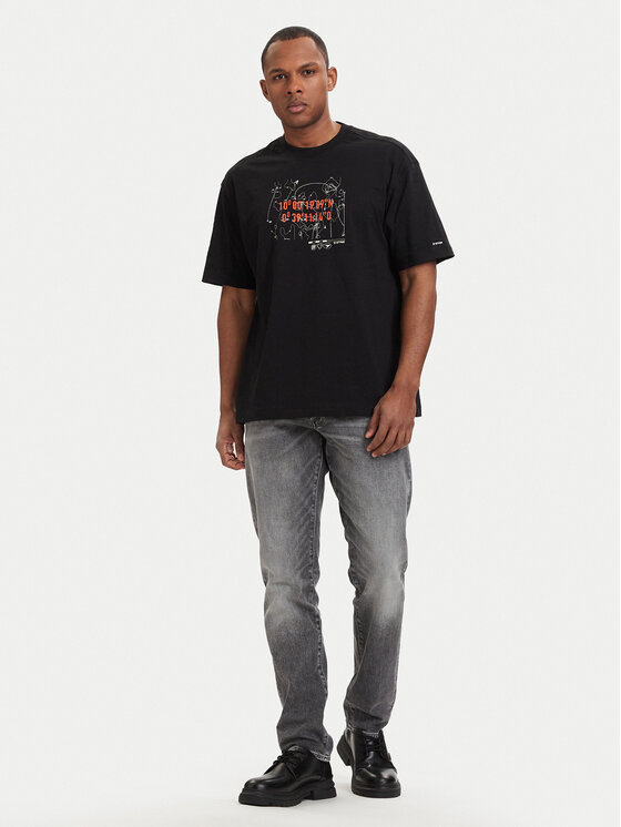 G-Star Raw G-Star Raw Marškinėliai Coord D29344-C372 Juoda Relaxed Fit