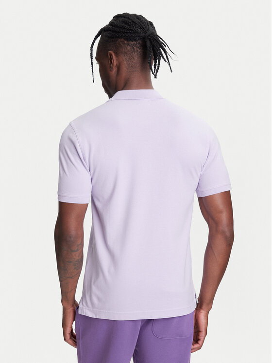 United Colors Of Benetton United Colors Of Benetton Polokošile 3WG9U301Z Fialová Slim Fit