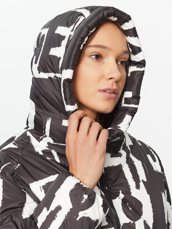 Deha Deha Пуховик D93840 Чорний Regular Fit