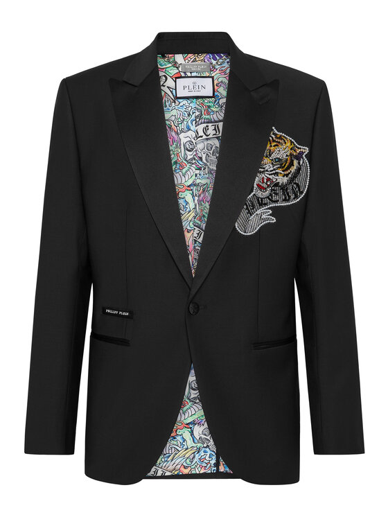 PHILIPP PLEIN PHILIPP PLEIN Giacca da abito 9679 Nero Fitted Fit