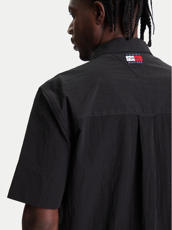 Tommy Hilfiger Tommy Hilfiger Camicia F1 Movie Racing MW0MW41376 Nero Regular Fit