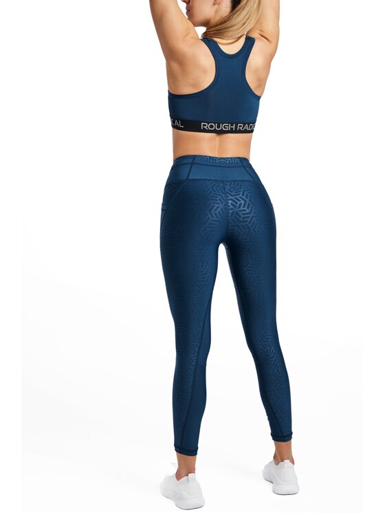 ROUGH RADICAL ROUGH RADICAL Legginsy SPEED X Granatowy Slim Fit