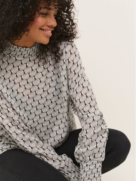 Kaffe Kaffe Блузка Sillo Amber 10507193 Білий Regular Fit