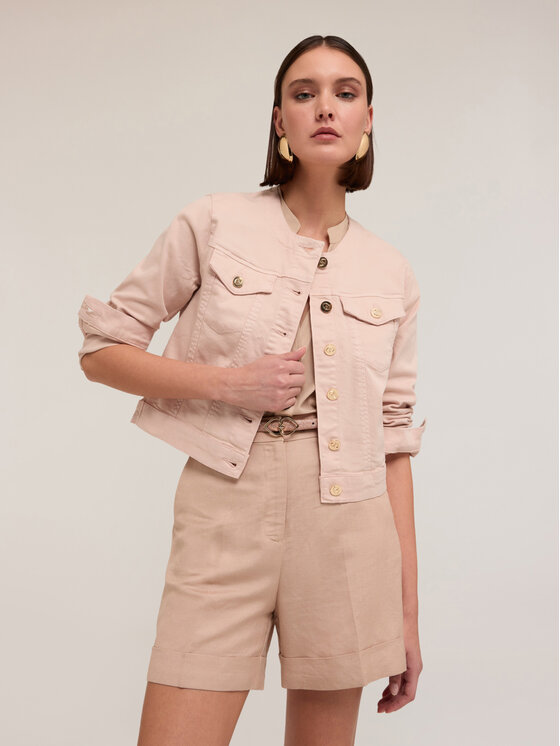 Motivi Motivi Giacca di transizione R707Q001017N006 Rosa Regular Fit