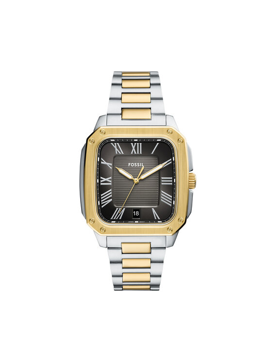 Fossil Zegarek Crosby FS6123 Srebrny