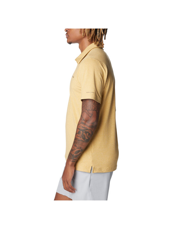 Columbia Columbia Polo Columbia Tech Trail Polo Shirt Żółty Regular Fit