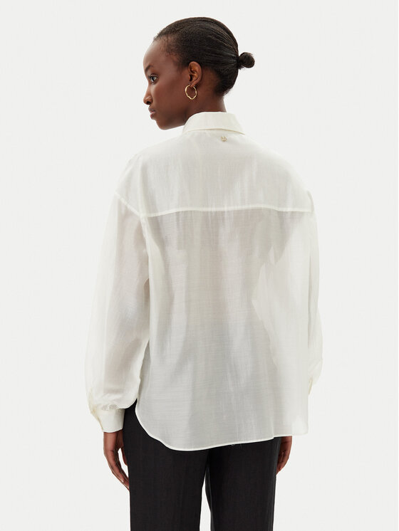 Rinascimento Rinascimento Srajca CFC0123656003 Écru Relaxed Fit