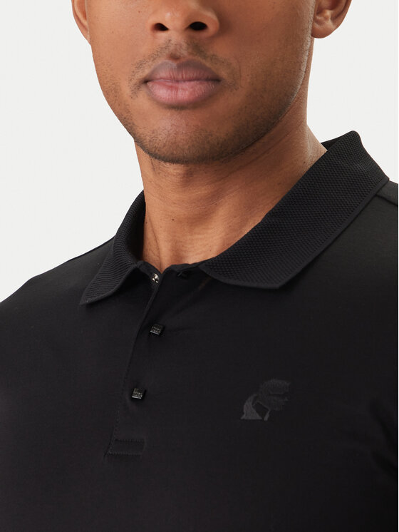 KARL LAGERFELD KARL LAGERFELD Pólóing 745000 562200 Fekete Regular Fit