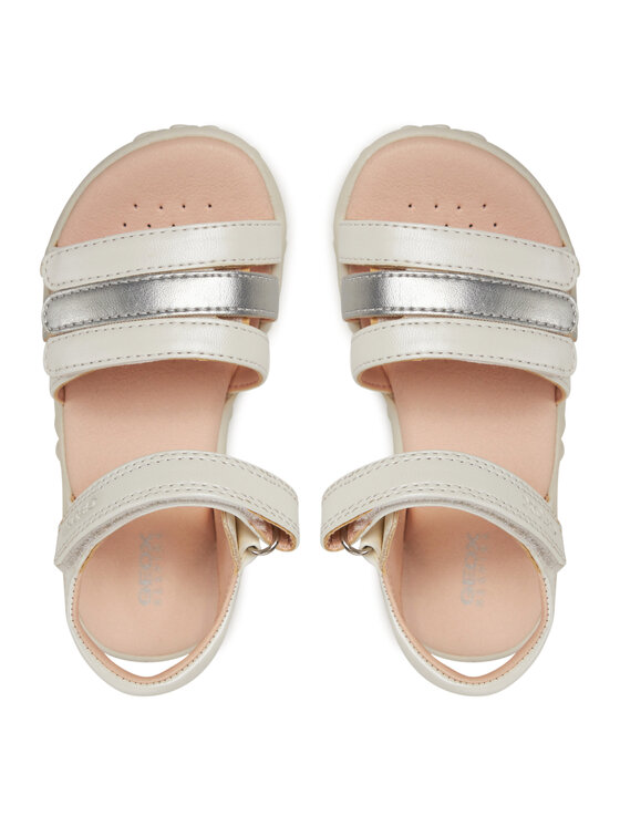 Geox Geox Sandale J Sandal Haiti Girl J458ZD 000NF C0459 M Alb