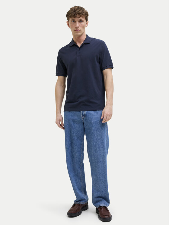 Jack & Jones Jack & Jones Polo Kane 12270150 Granatowy Regular Fit