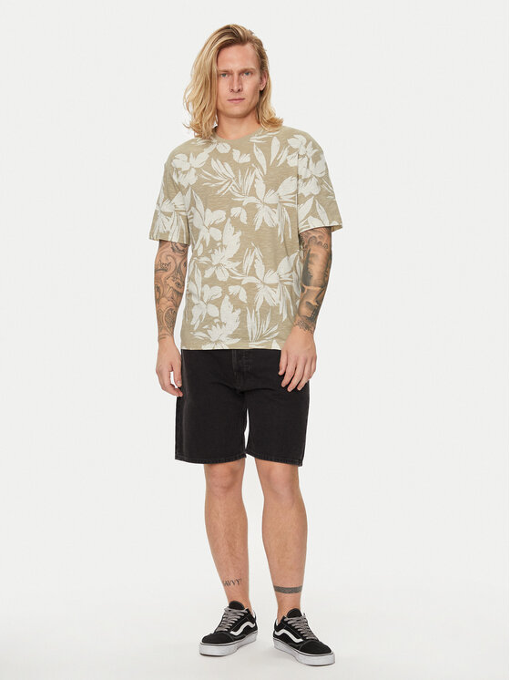 Jack&Jones Jack&Jones T-Shirt Jjejeff 12249329 Μπεζ Relaxed Fit