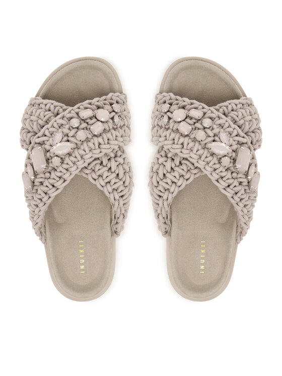 Inuikii Inuikii Παντόφλες Woven Stones 1004.003.0073 Γκρι