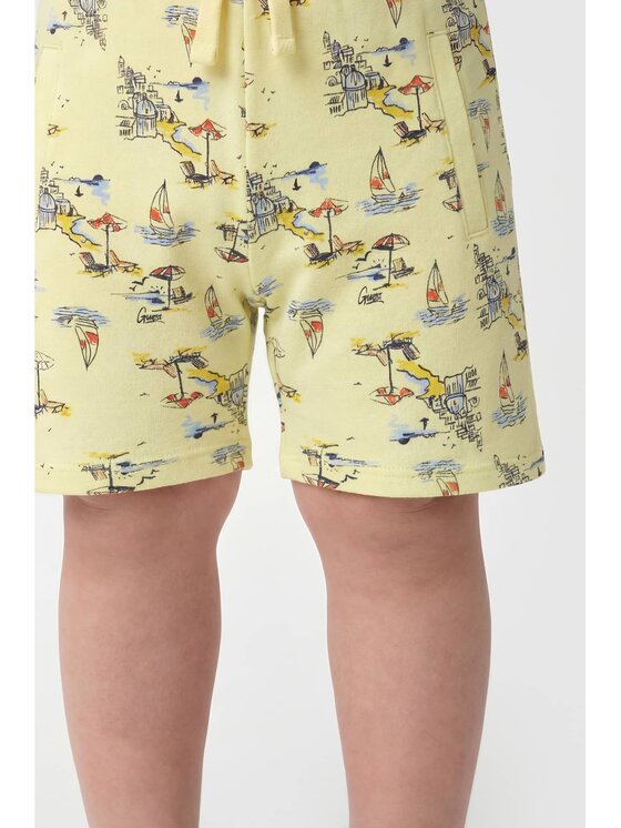 Guess Kids Guess Kids Kalhoty z materiálu 181721 Barevná Regular Fit