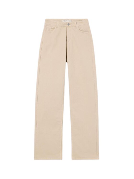 Trussardi Trussardi Pantaloni di tessuto P7009100284N002 Beige Over Fit