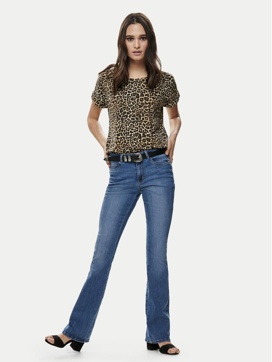 ONLY ONLY T-särk Moster 15182852 Pruun Regular Fit
