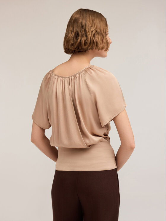 Motivi Motivi Blusa 2726Q001887N0C2 Écru Regular Fit