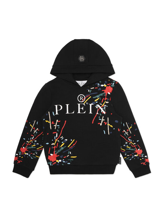 PHILIPP PLEIN PHILIPP PLEIN Bluza 19833 Czarny Regular Fit