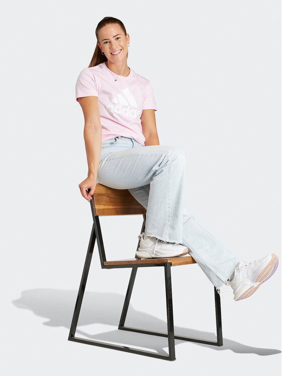 adidas adidas T-särk Essentials Logo GL0726 Roosa Regular Fit