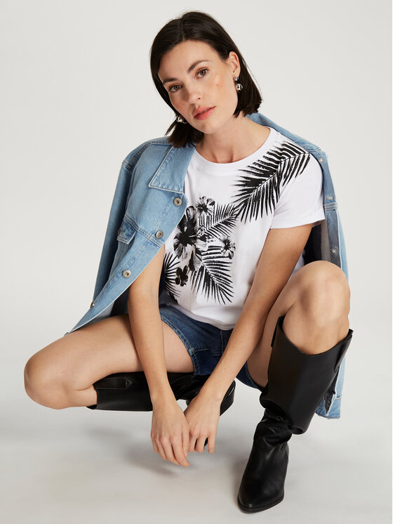 Cross Jeans Cross Jeans T-Shirt 56164-008 Biały
