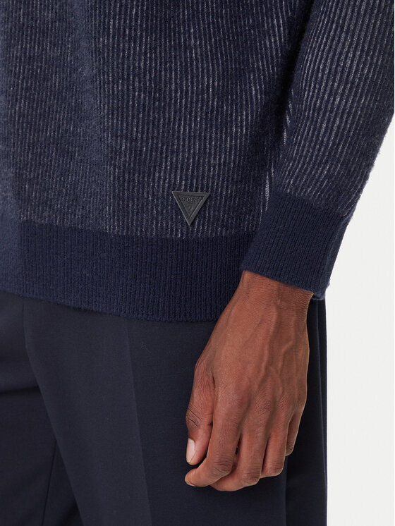 Guess Guess Džemperis M5BR20 Z0482 Tumši zils Regular Fit