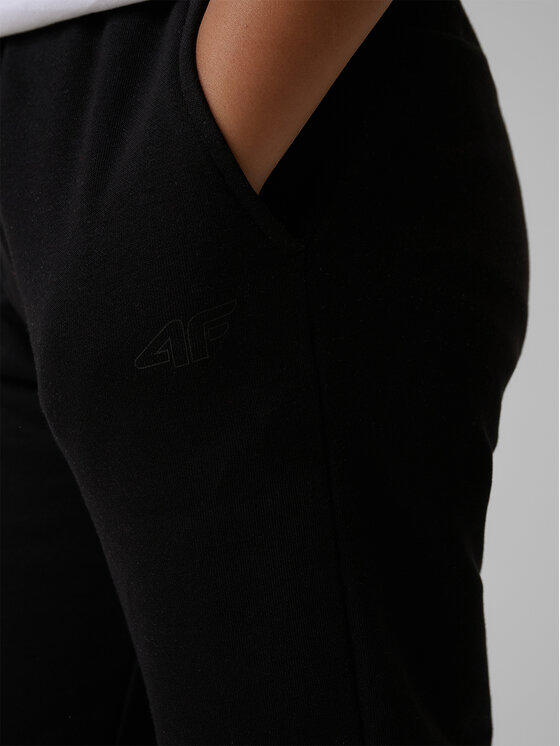 4F 4F Spodnie dresowe NOS Czarny Regular Fit