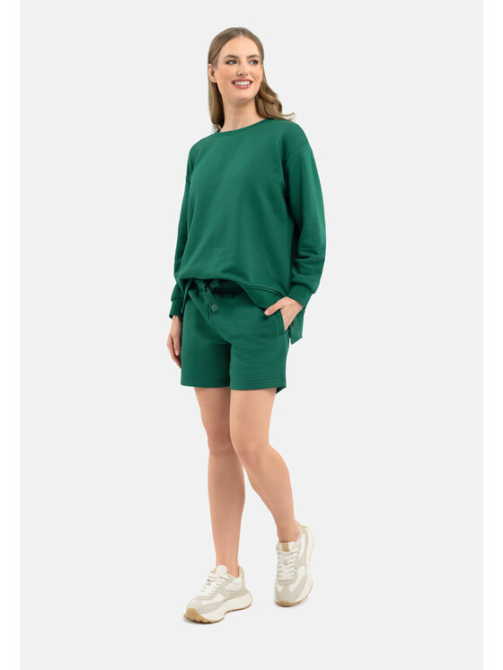 Volcano Volcano Szorty sportowe M-ESME Zielony Comfort Fit