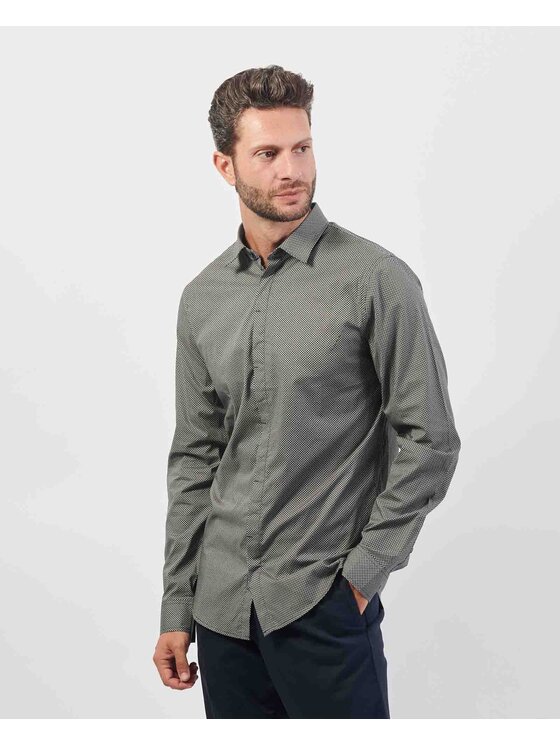 Armani Exchange Armani Exchange Camicia 6DZC25-ZNEAZ Blu Regular Fit