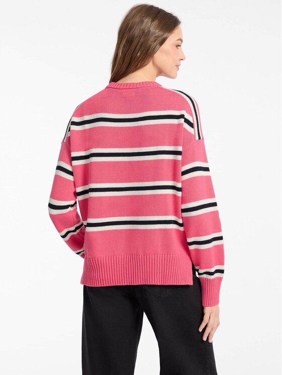 Guess Jeans Guess Jeans Sweter 169313 Różowy Classic Fit