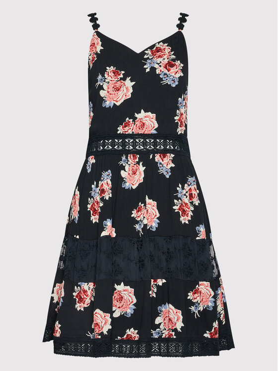 ONLY ONLY Vasarinė suknelė Karmen 15177478 Juoda Regular Fit