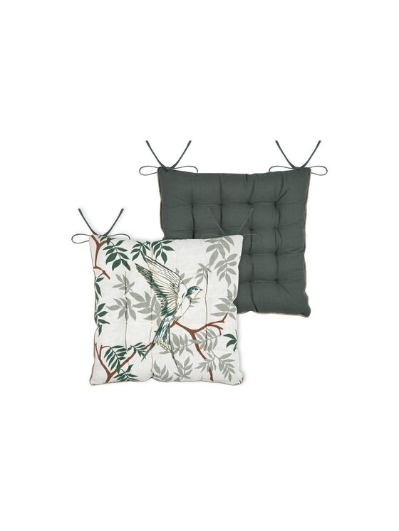 MIAhome MIAhome Poduszka na krzesło 38x38 cm PJANTI z ptaszkiem Kolorowy