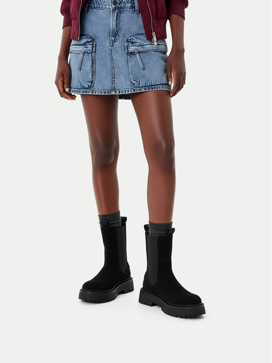 G-Star G-Star Raw Členková obuv s elastickým prvkom EO-YASEMIN-70861S Čierna