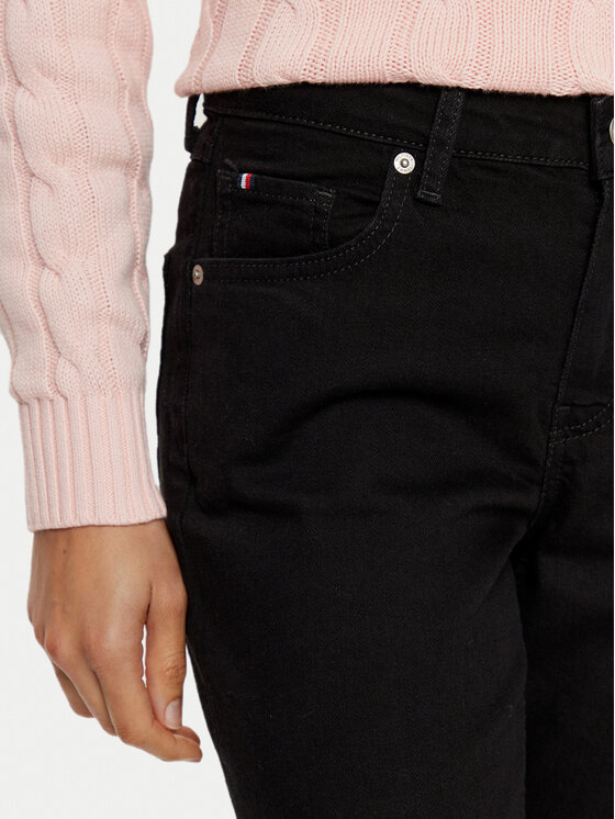 Tommy Hilfiger Tommy Hilfiger Jeansy Classic WW0WW45015 Czarny Straight Fit