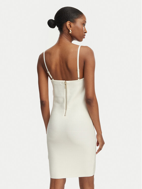 Guess Guess Rochie de zi 181217 Alb Classic Fit